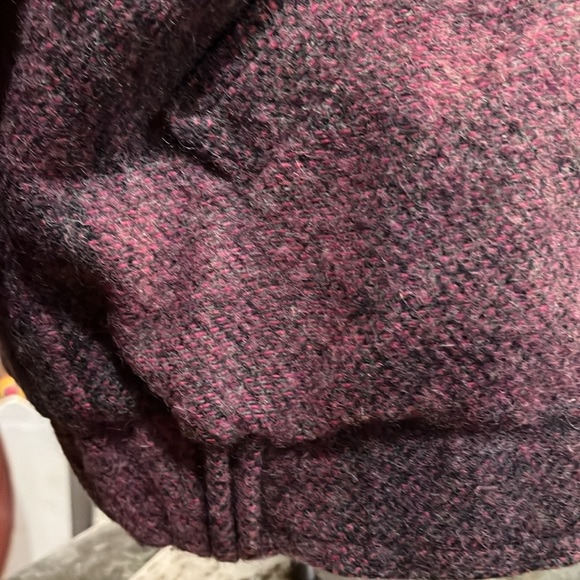 💜 V I N T A G E WOOLRICH WOMAN PURPLE PLAID JACKET - Picture 7 of 12